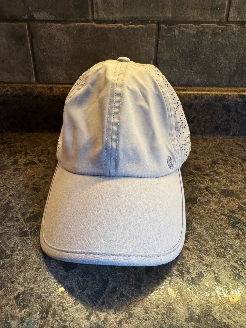 Layer 8 Gray Women’s Performance Baseball Cap - Picture 2 of 6